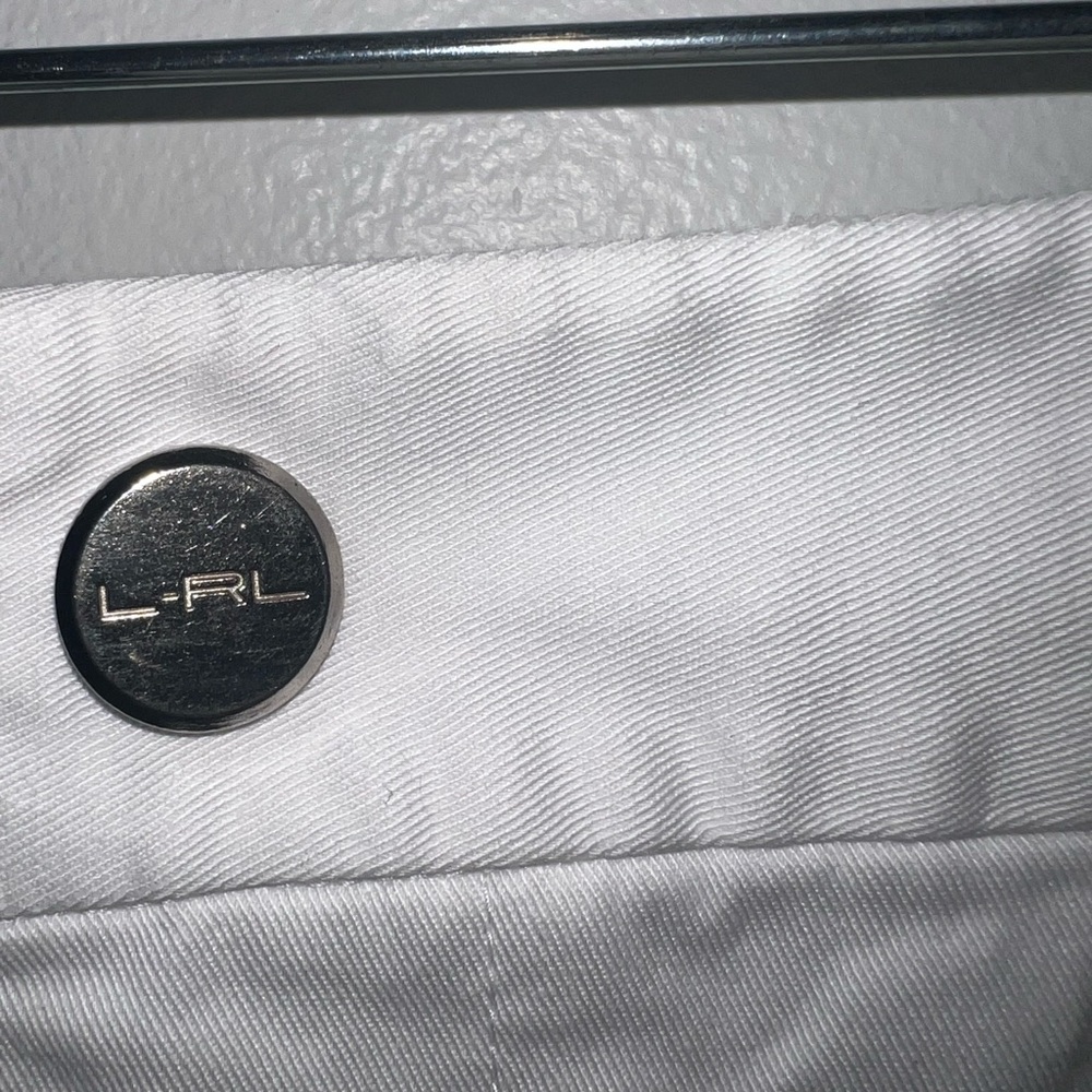Lauren Ralph Lauren White Bermuda Shorts Lightweight Summer Essential - Picture 3 of 11
